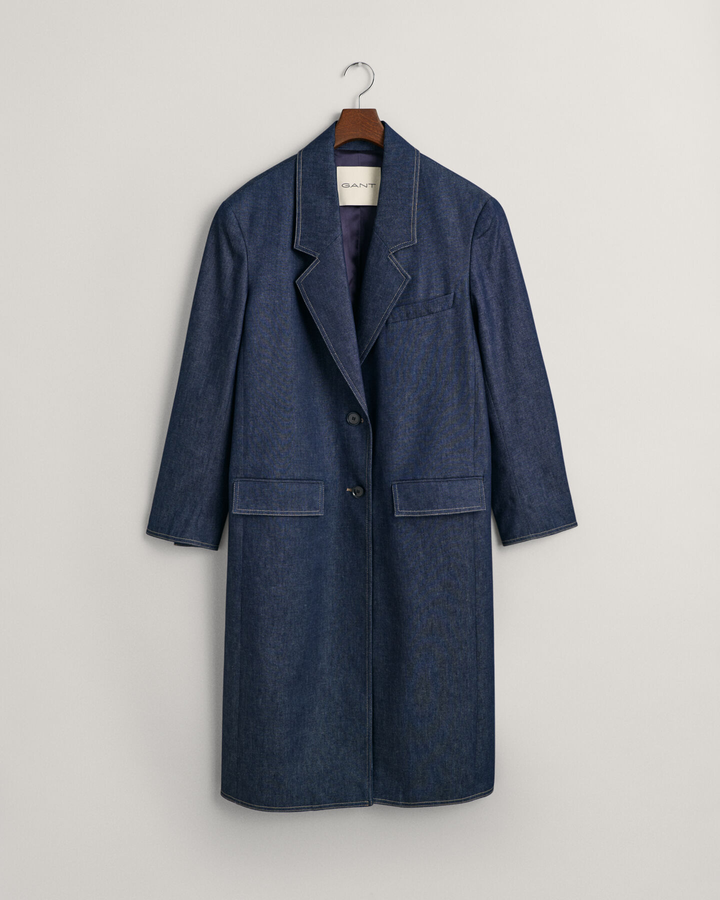 Cappotto oversize in denim