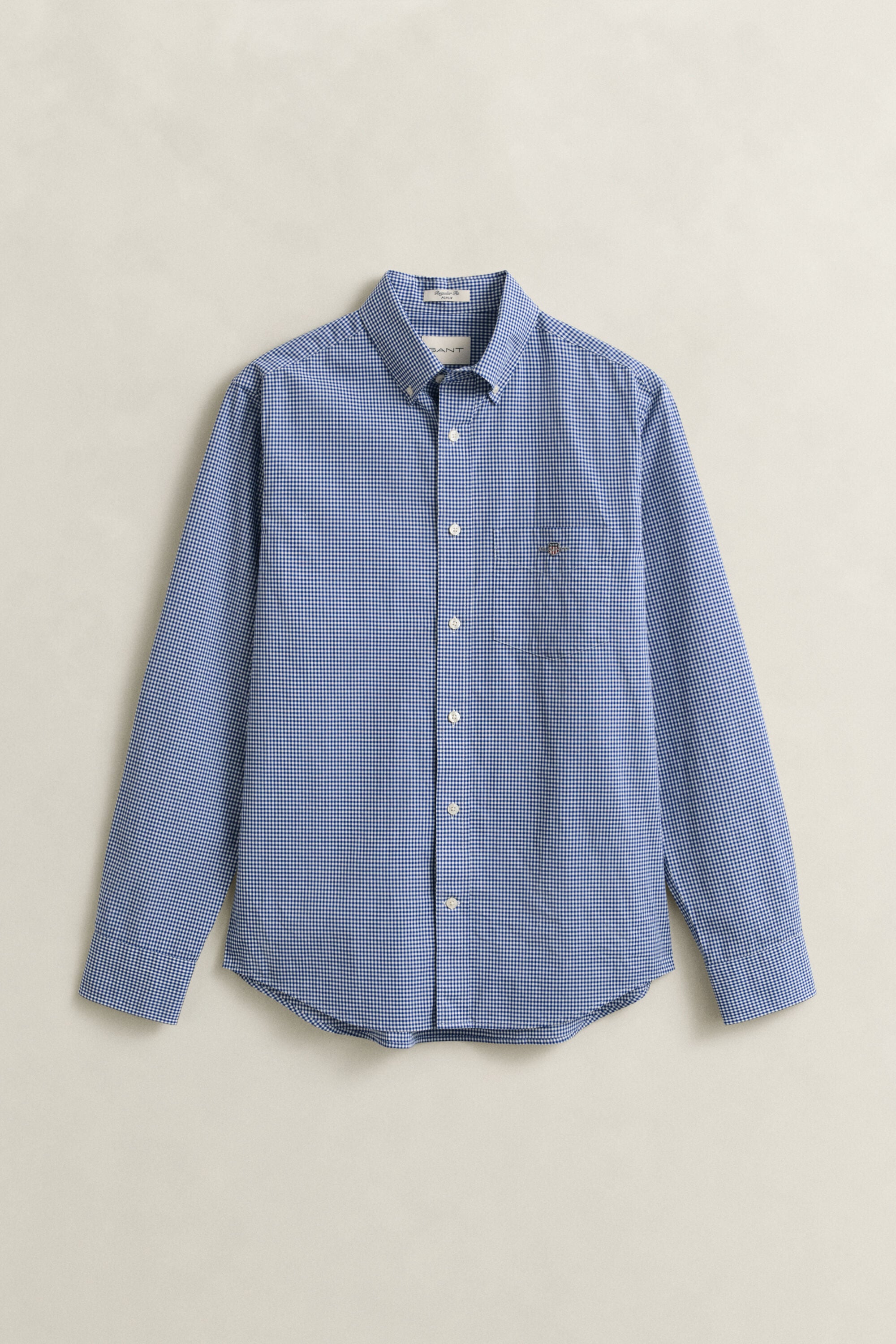 Camicia classica in popeline percalle
