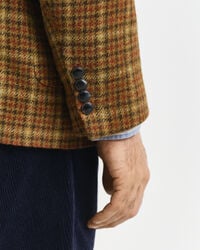 Blazer in tweed a quadri relaxed fit