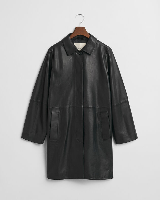 Impermeabile in pelle