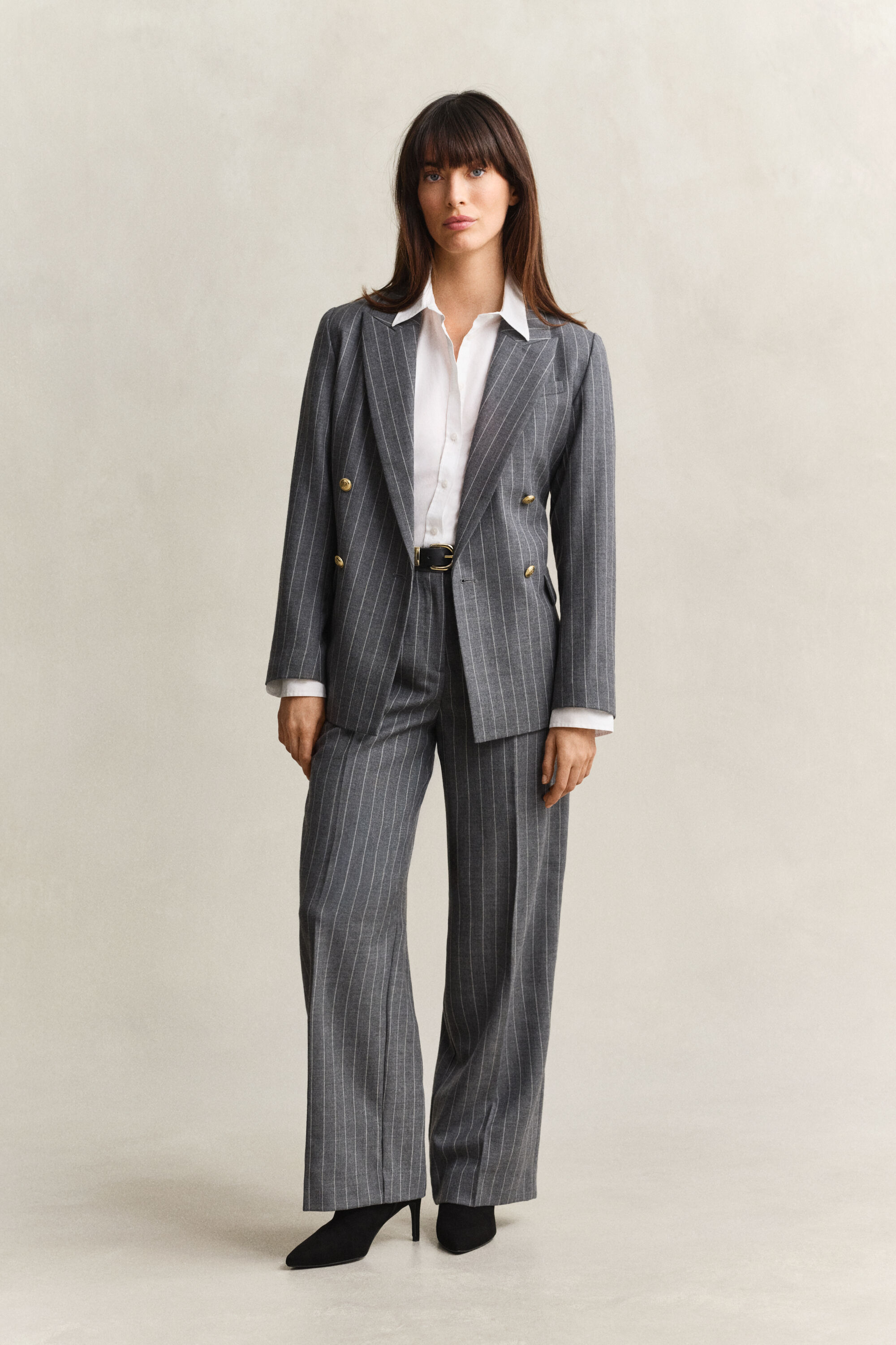 Camicia classica in popeline relaxed fit