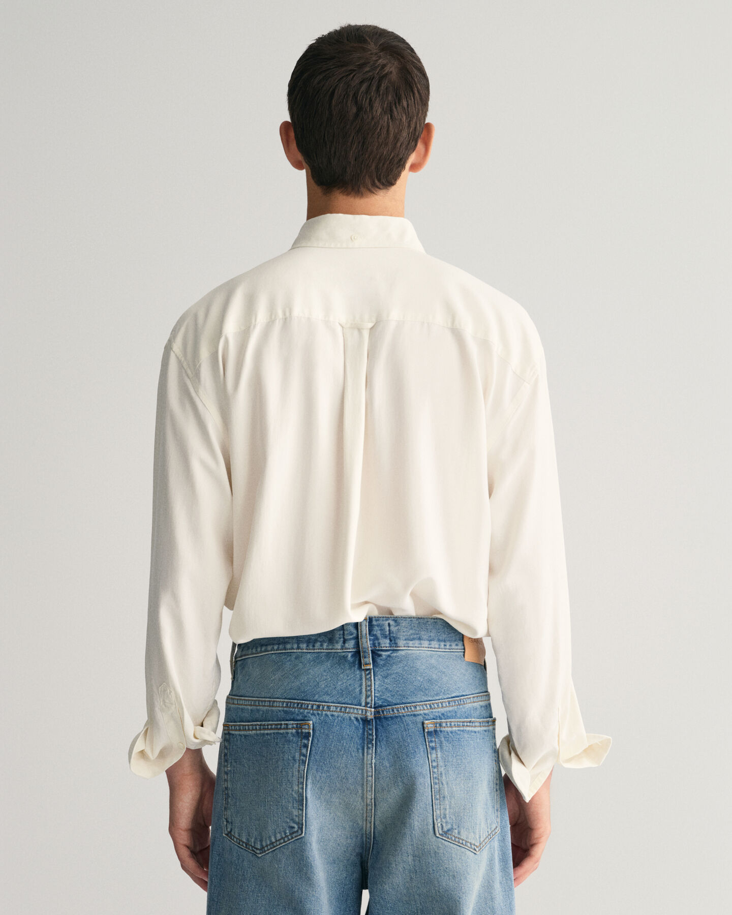 Camicia in seta relaxed fit