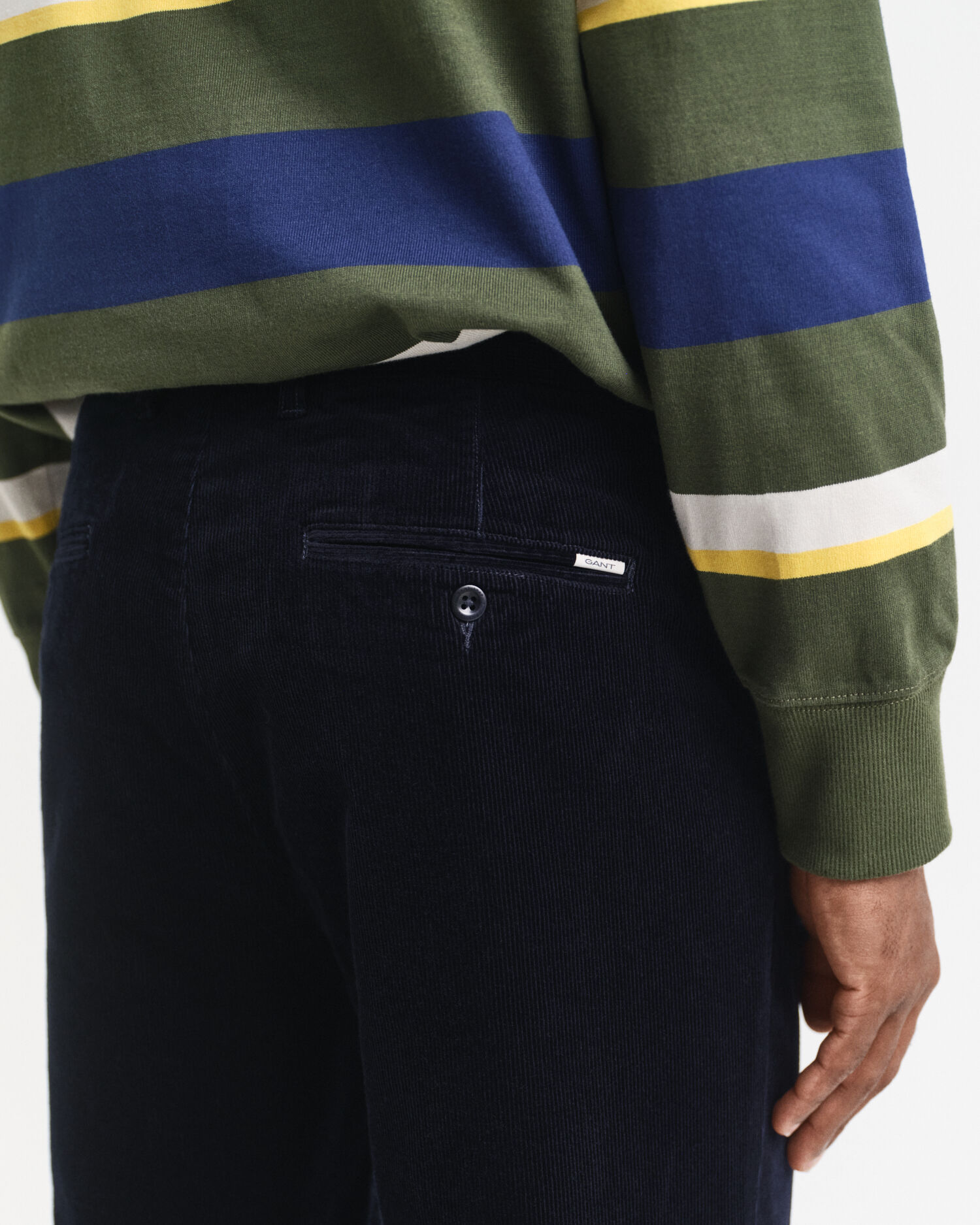 Pantaloni chino in velluto a coste regular fit