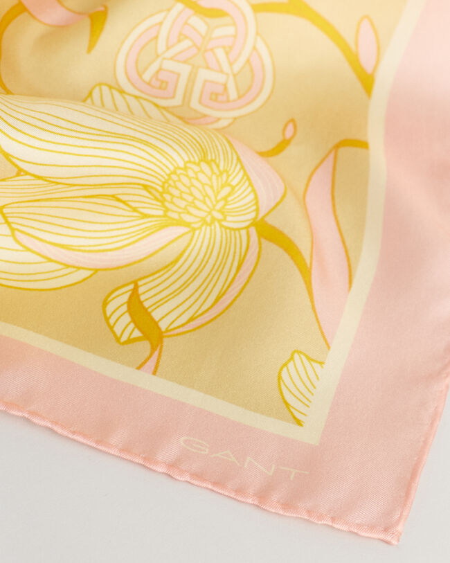 Foulard di seta Magnolia Print