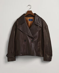 Giacca in pelle corta