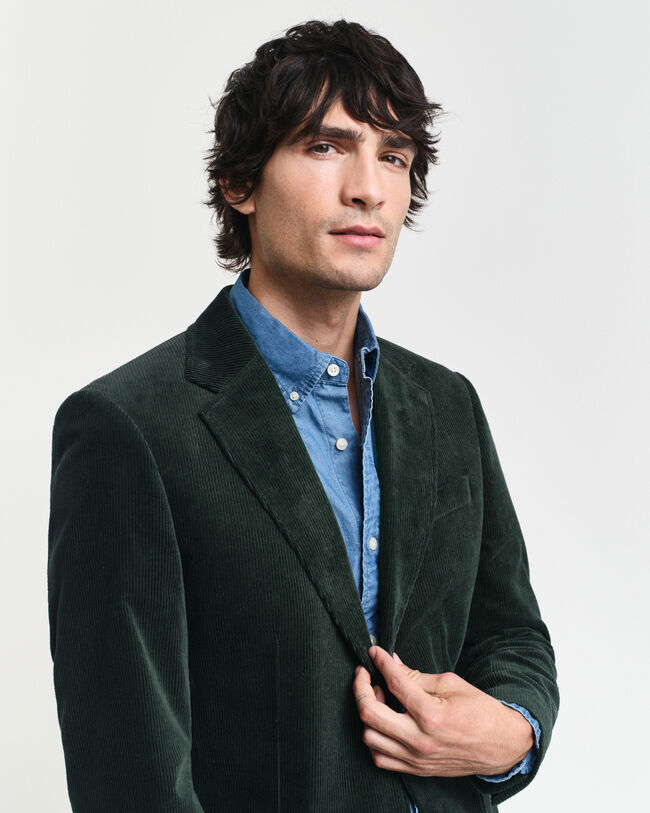 Giacca per abito in velluto a coste slim fit