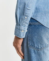 Camicia in chambray regular fit