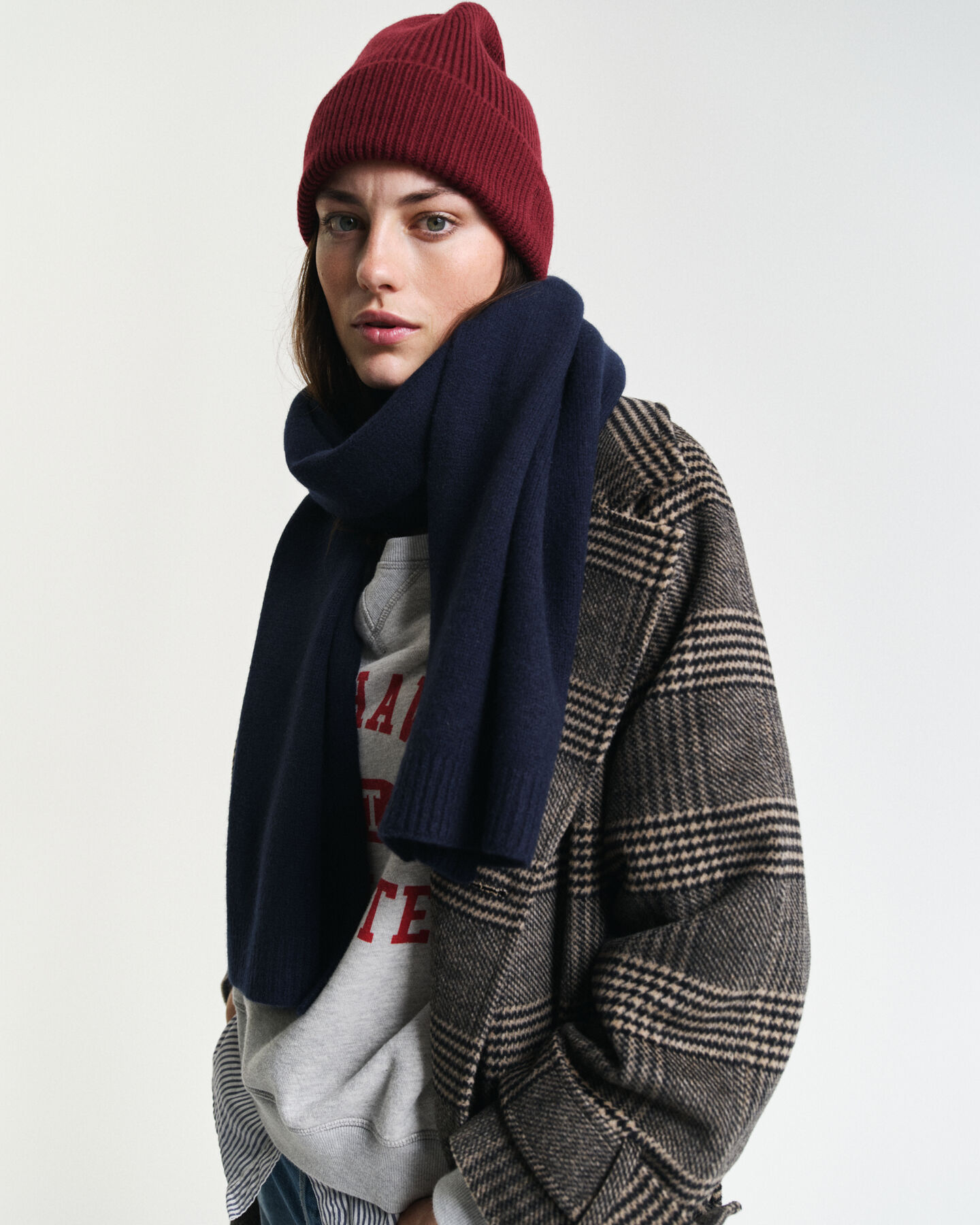 Sciarpa in maglia di lana