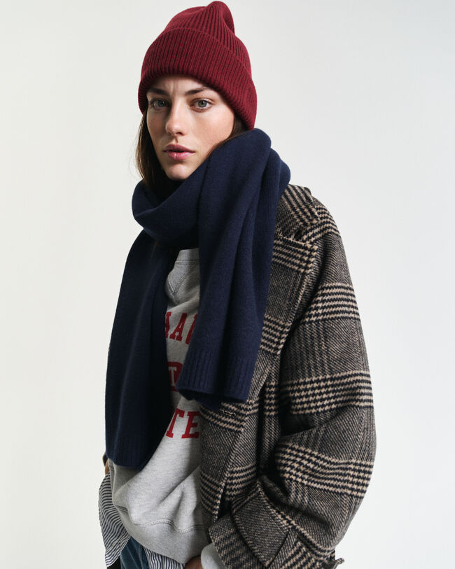 Sciarpa in maglia di lana