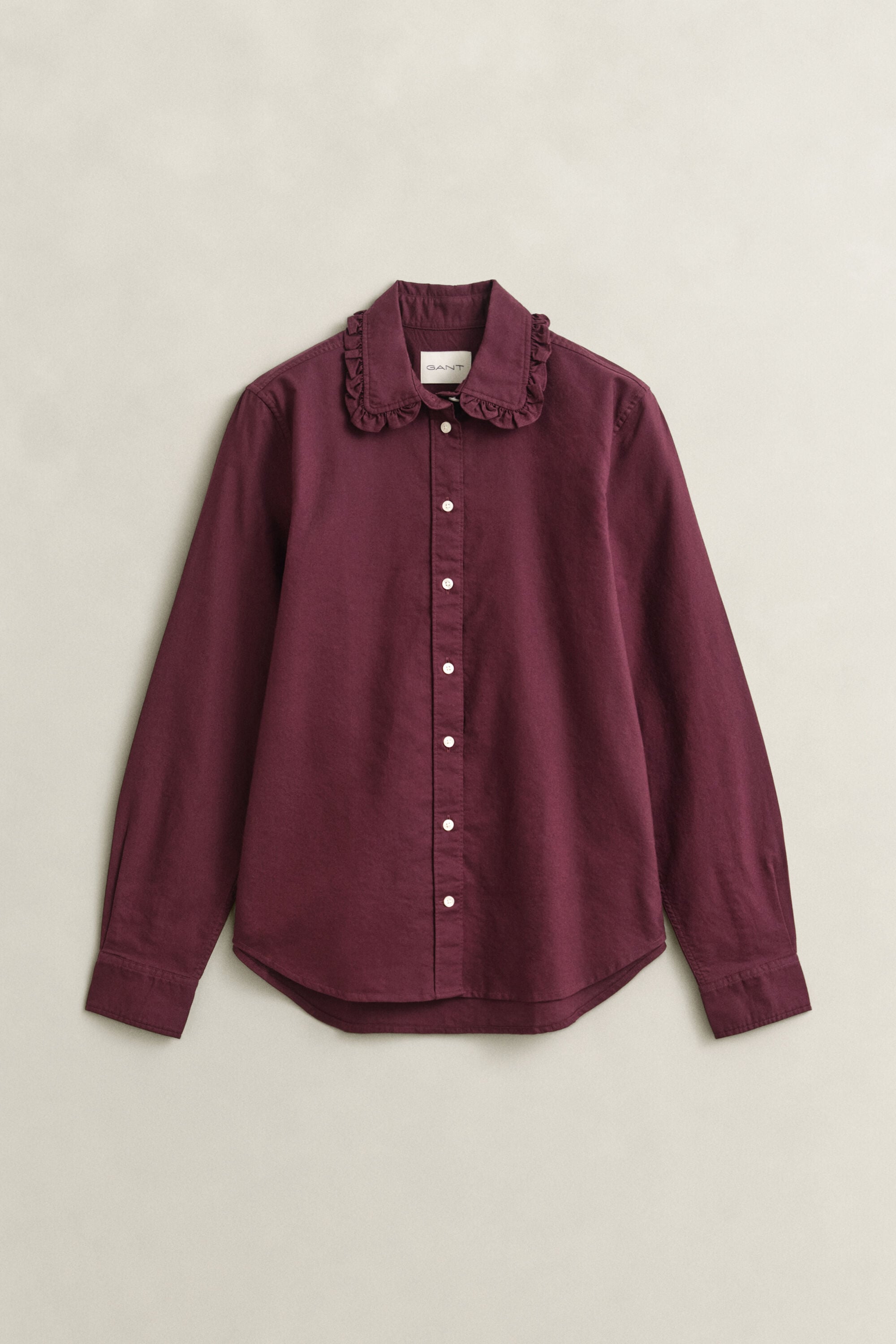 Camicia Oxford classica con volant