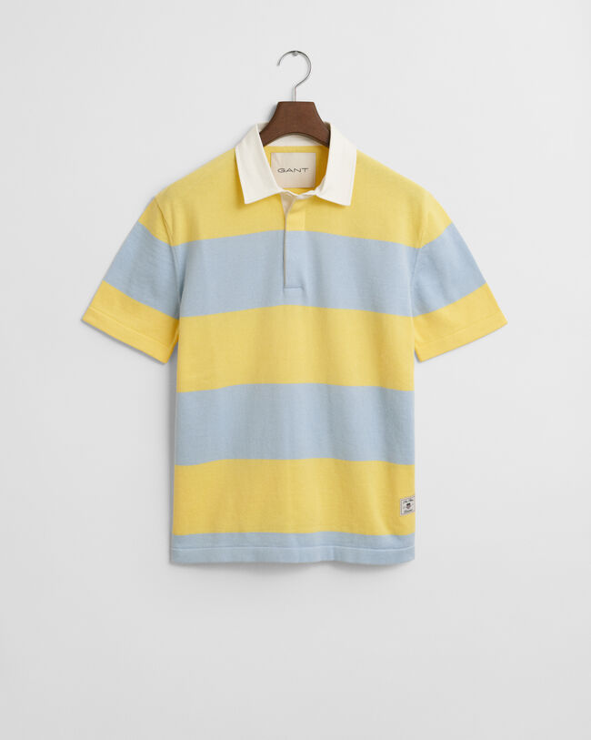 Polo in cotone a righe