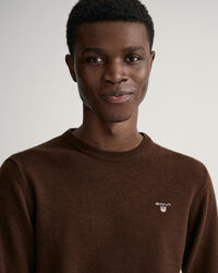 Maglia girocollo in lana d&rsquo;agnello extrafine