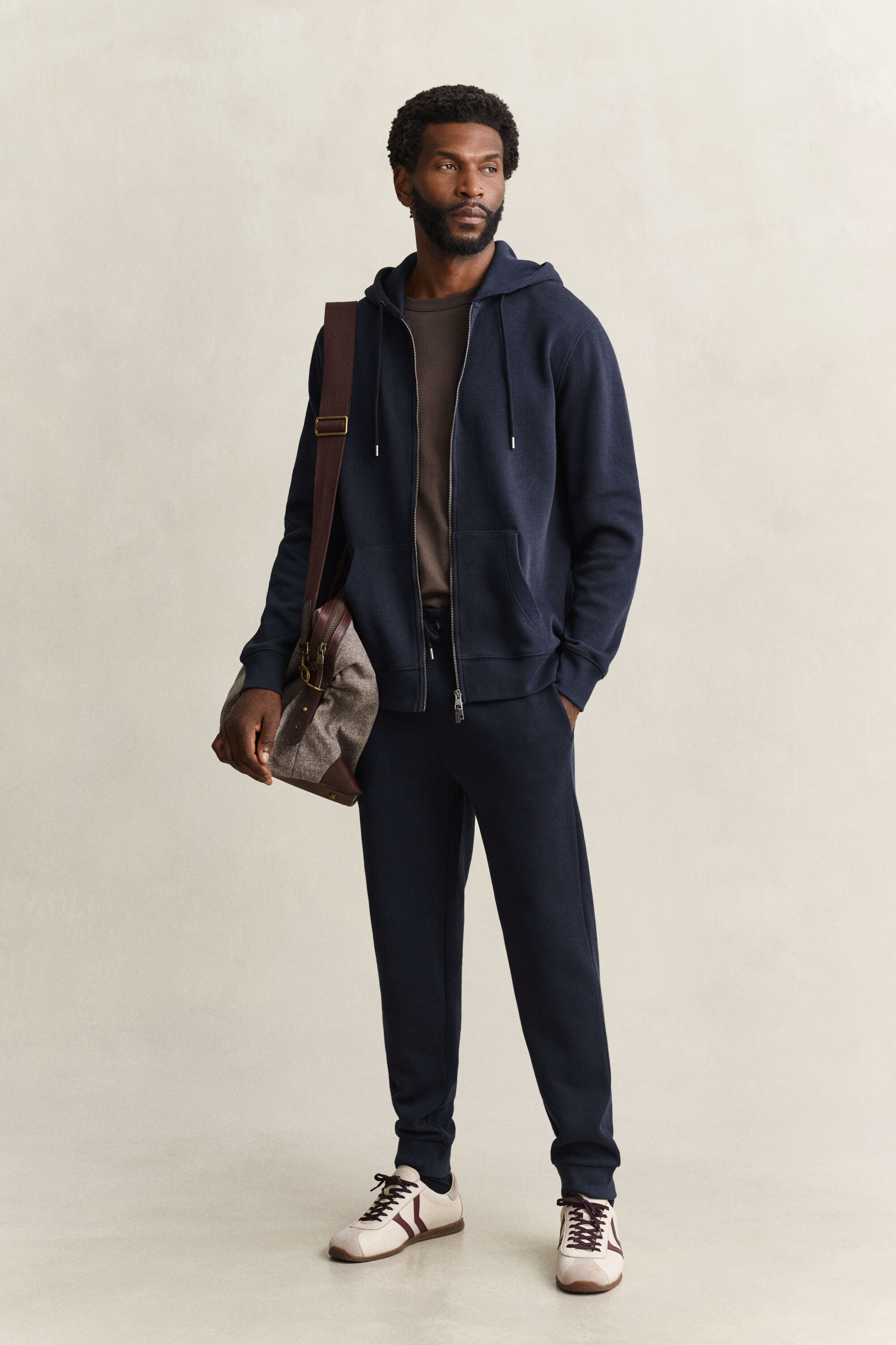 Felpa con cappuccio e zip