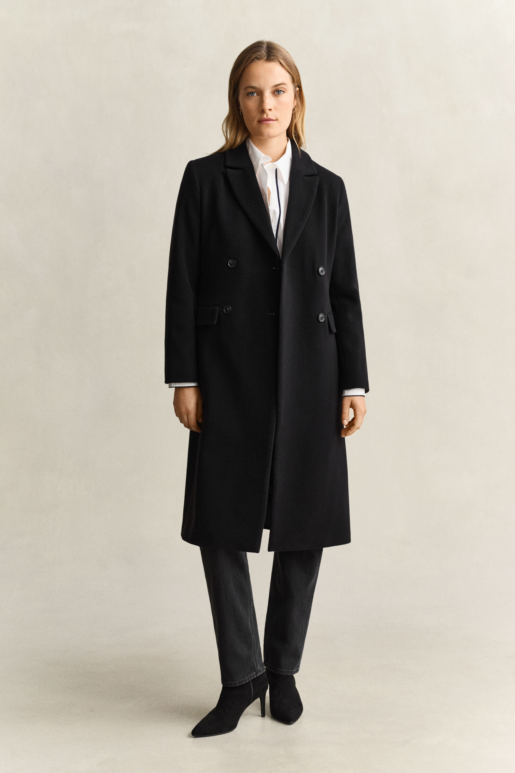 Cappotto in lana misto cashmere