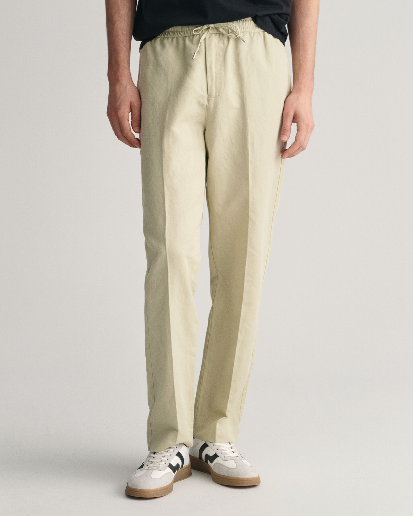 Pantaloni in lino e cotone
