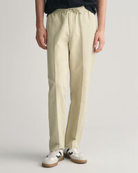 Pantaloni in lino e cotone