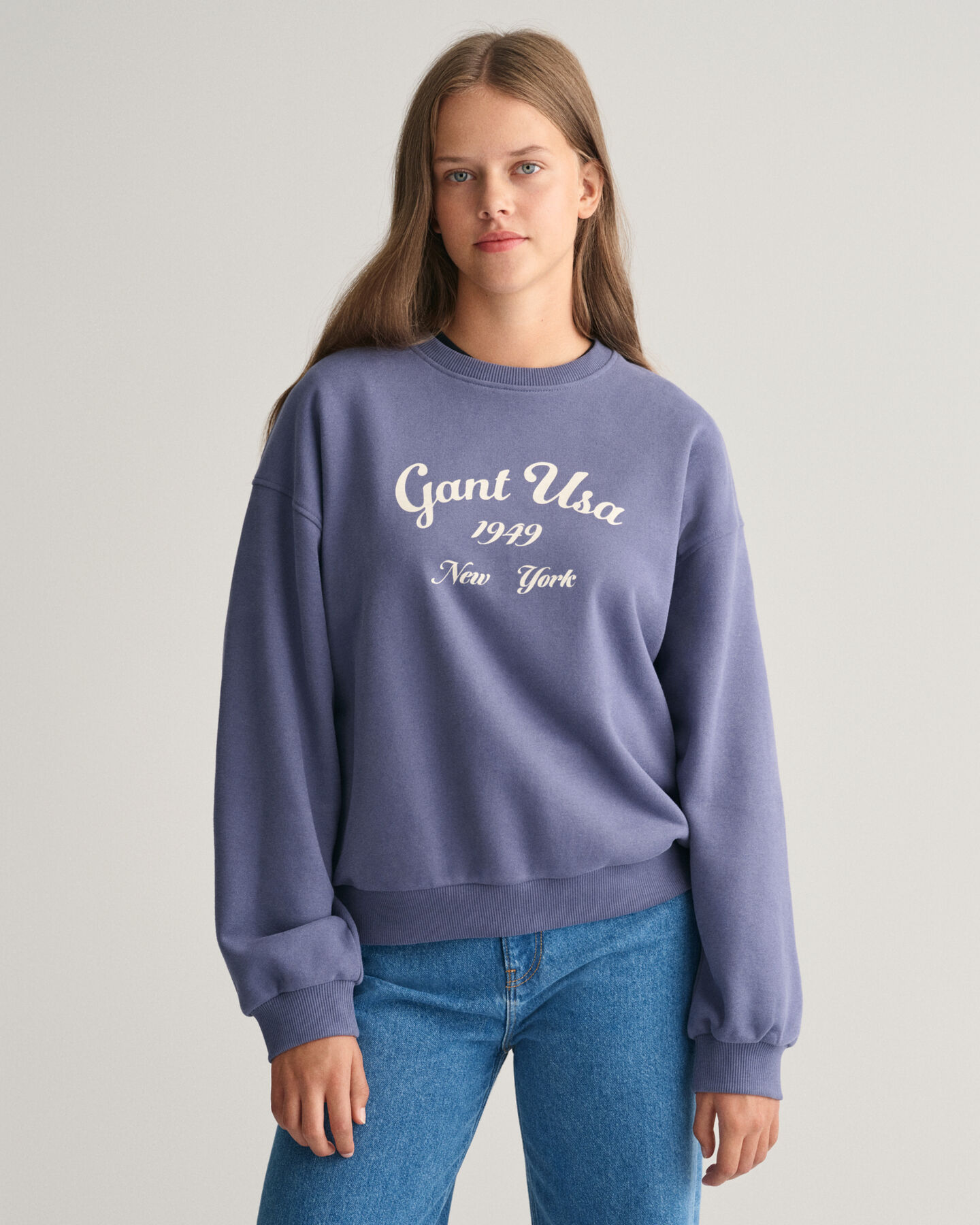 Felpa Script Graphic oversize Teen Girls
