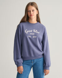 Felpa Script Graphic oversize Teen Girls