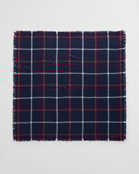 Sciarpa foulard in lana merino a quadri