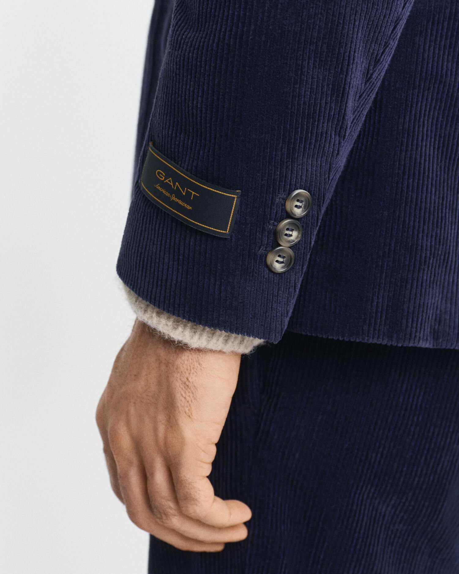 Blazer in velluto a coste regular fit