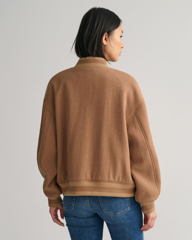 GANT Varsity Jacket in twill di lana