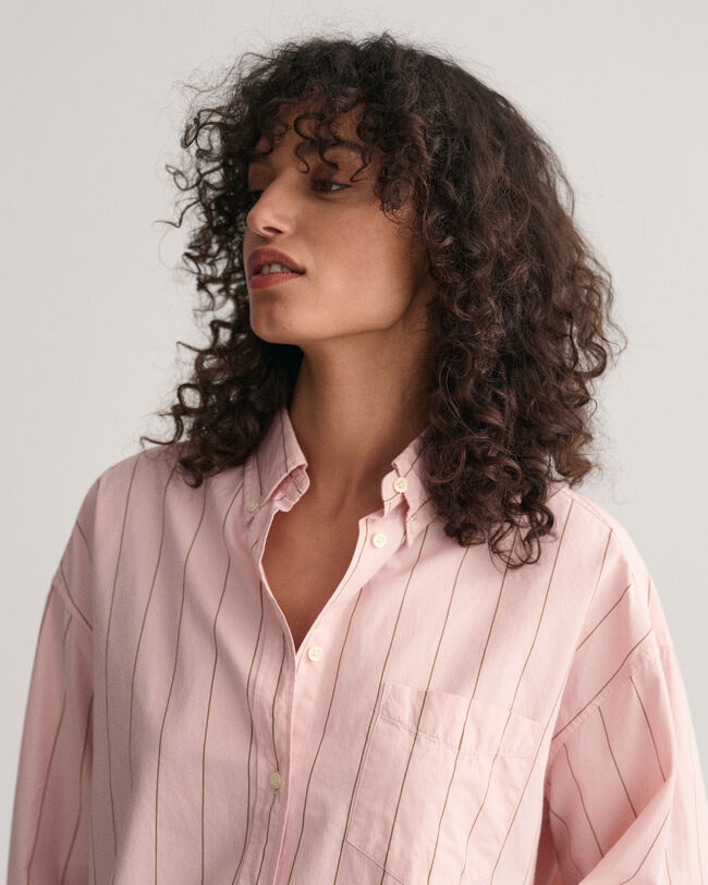Camicia Oxford Luxury a righe oversize