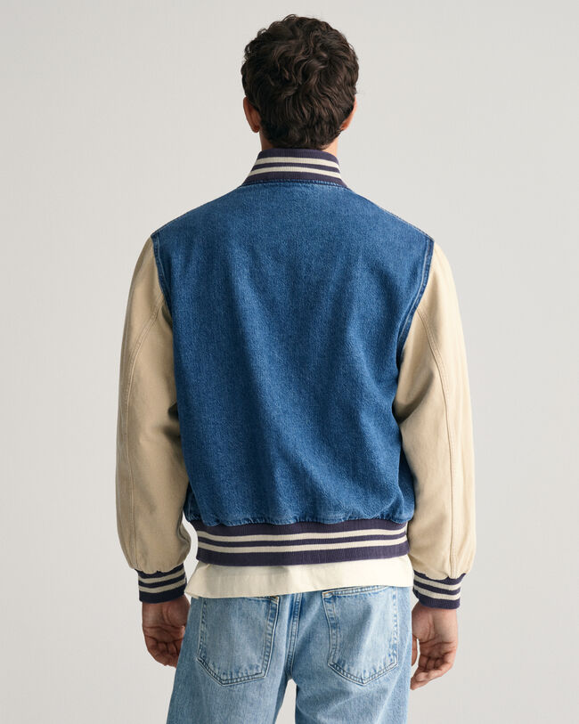 GANT Varsity Jacket in denim