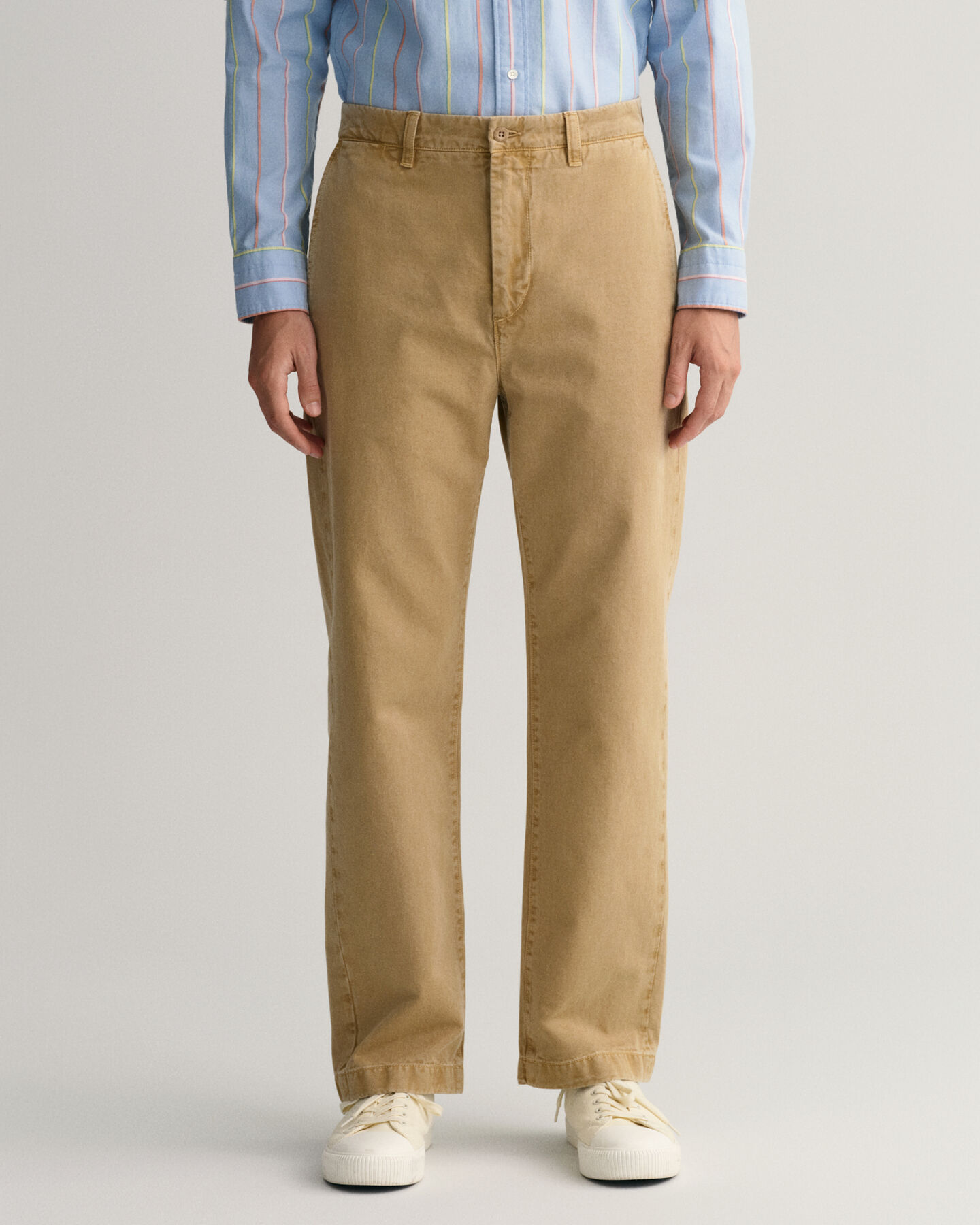 Pantaloni chino in twill straight fit