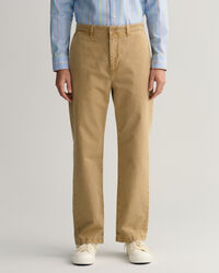 Pantaloni chino in twill straight fit