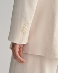 Blazer di lino elasticizzato regular fit