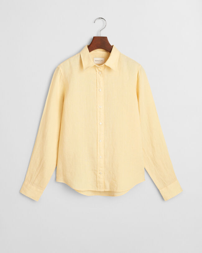 Camicia di lino regular fit