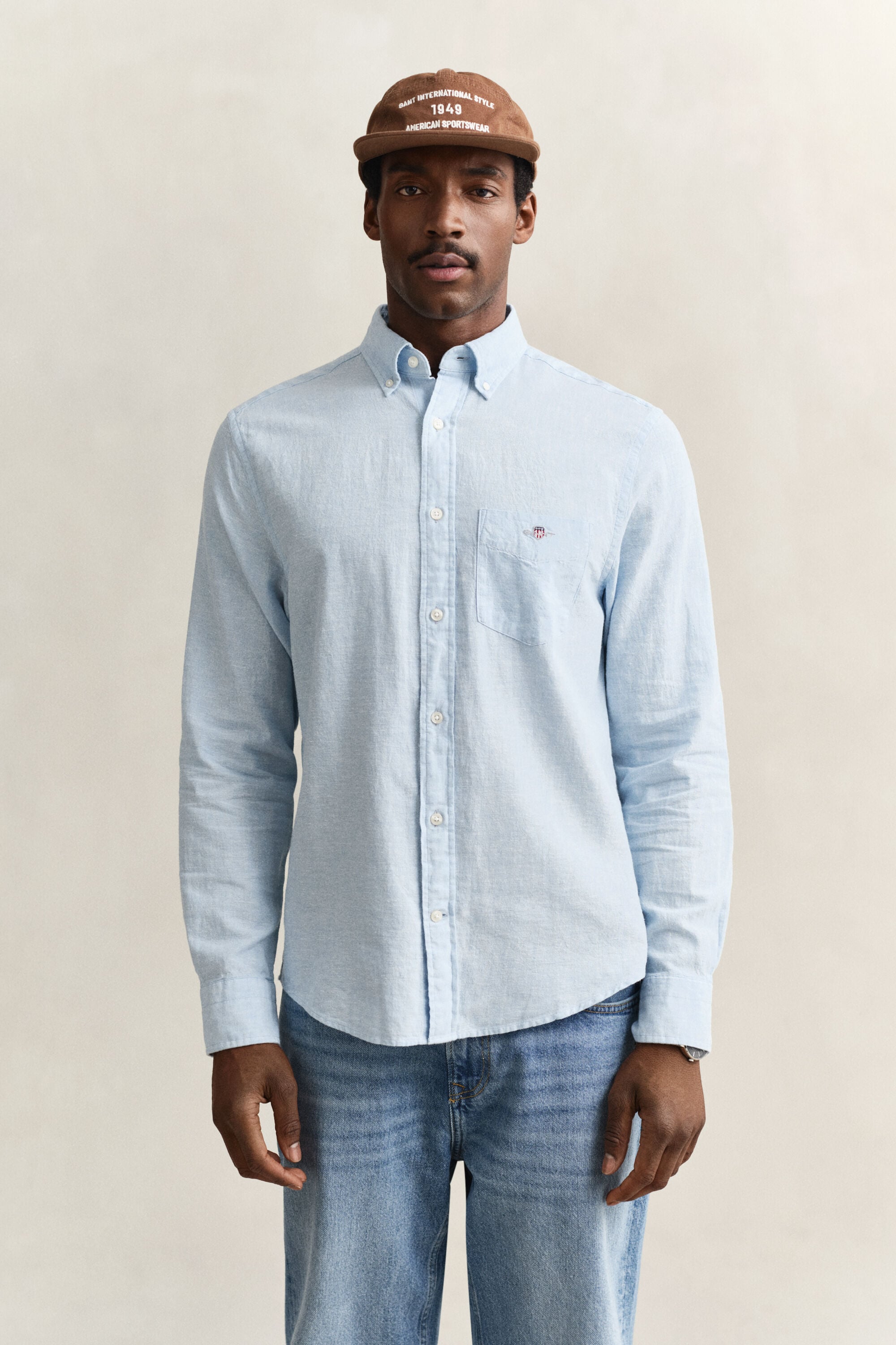 Camicia in misto lino