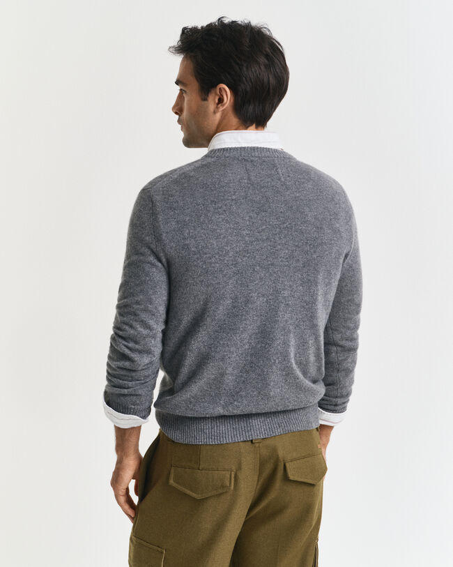 Maglia girocollo in cashmere