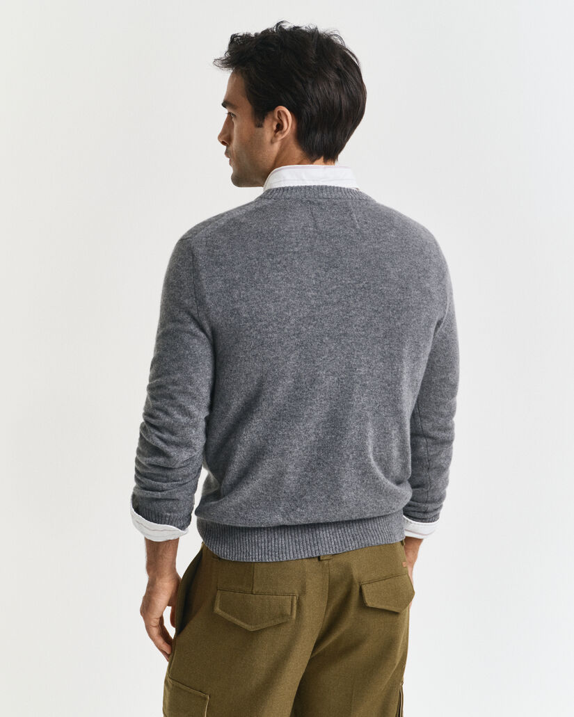Maglia girocollo in cashmere