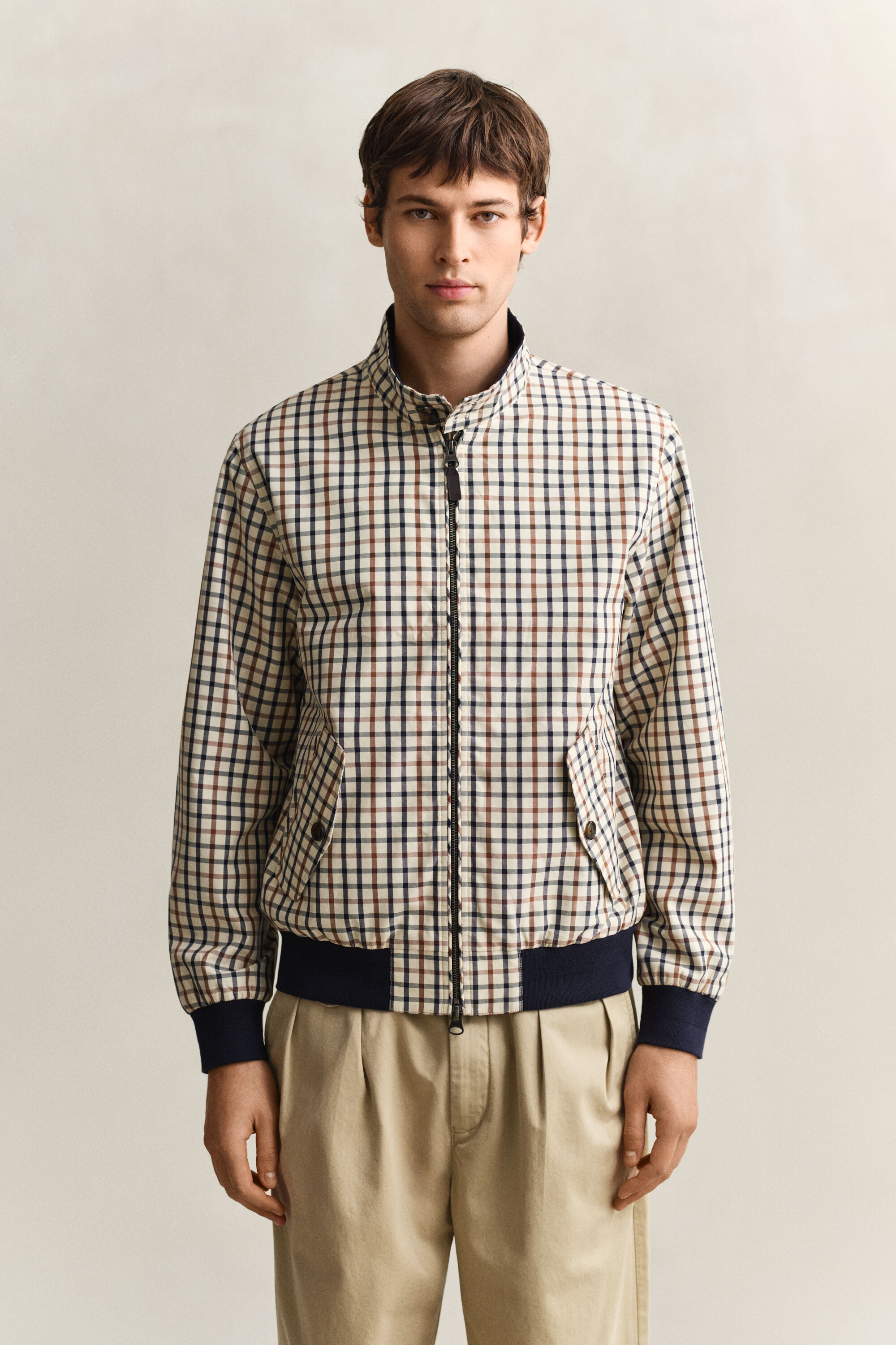 Giacca Harrington in misto cotone