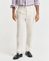 Pantaloni da abito in seersucker affusolati slim fit