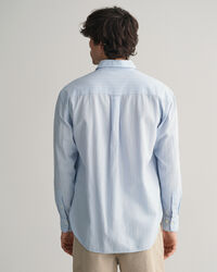 Camicia Seersucker gessata relaxed fit