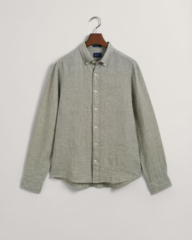 Camicia di lino slim fit