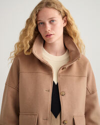 Giacca corta in misto lana