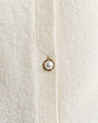 Cardigan girocollo bouclé