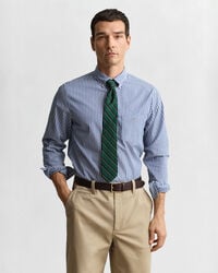 Camicia classica in popeline a righe regular fit