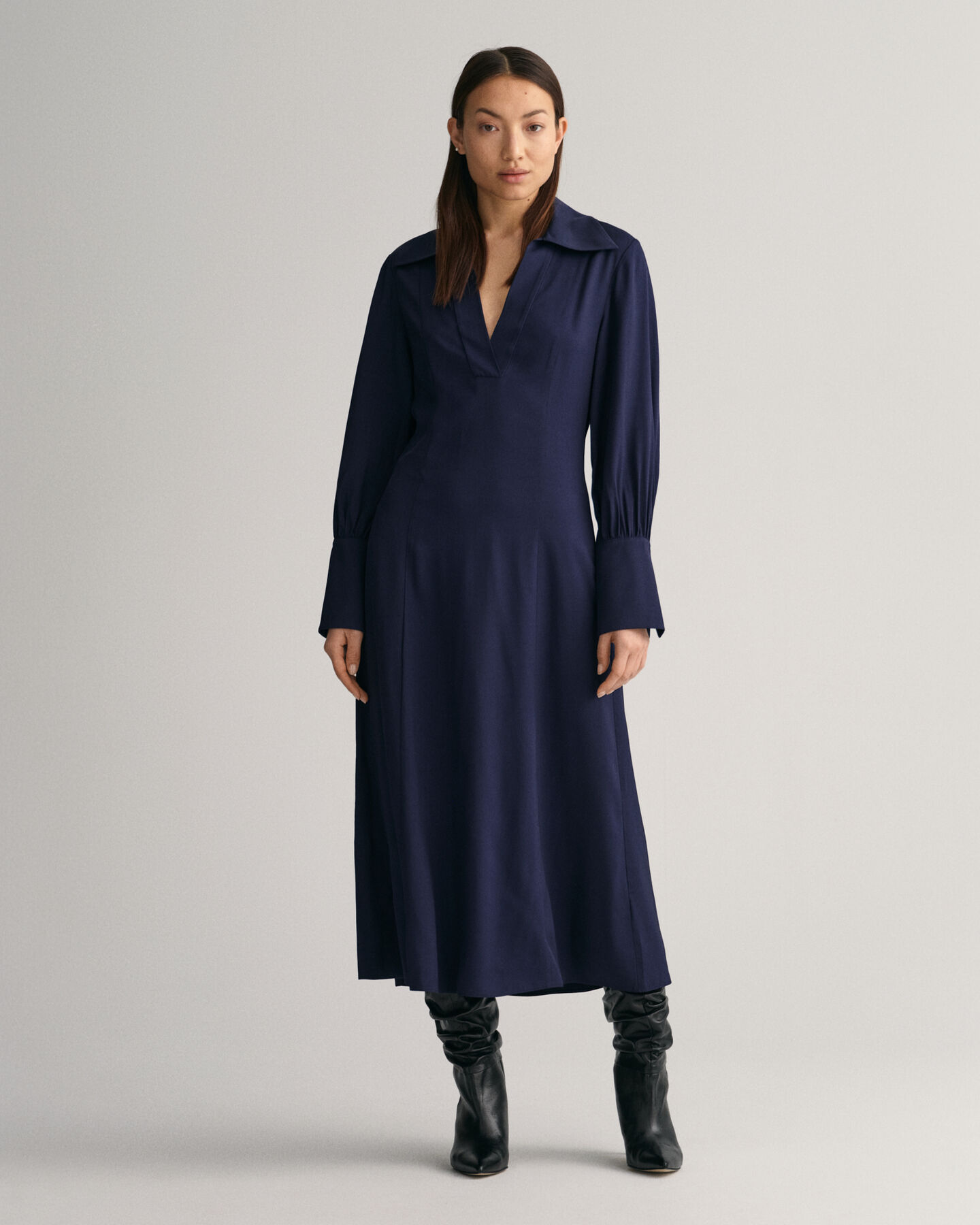 Abito con polsini alti slim fit