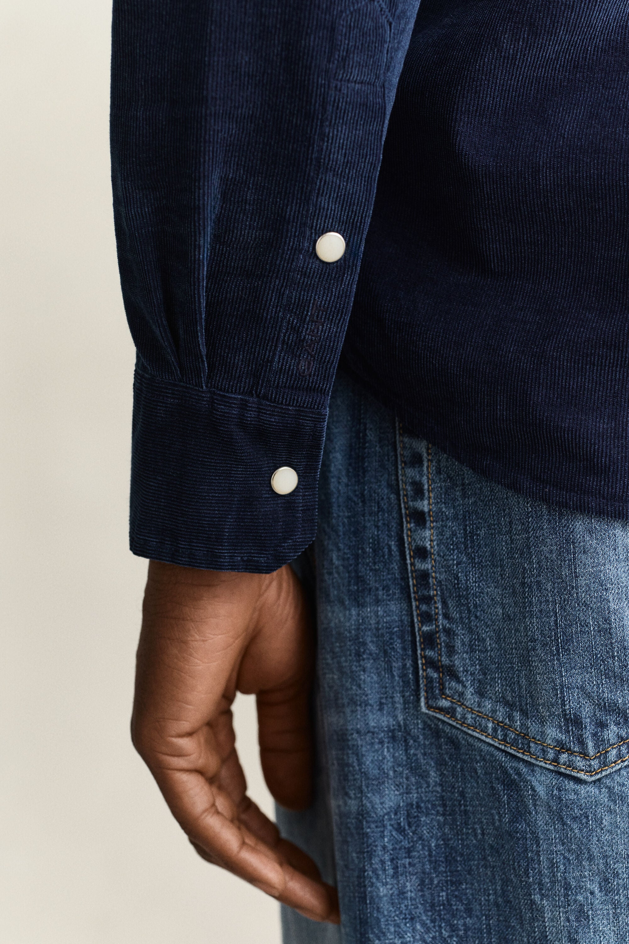 Camicia Rodeo in velluto a coste