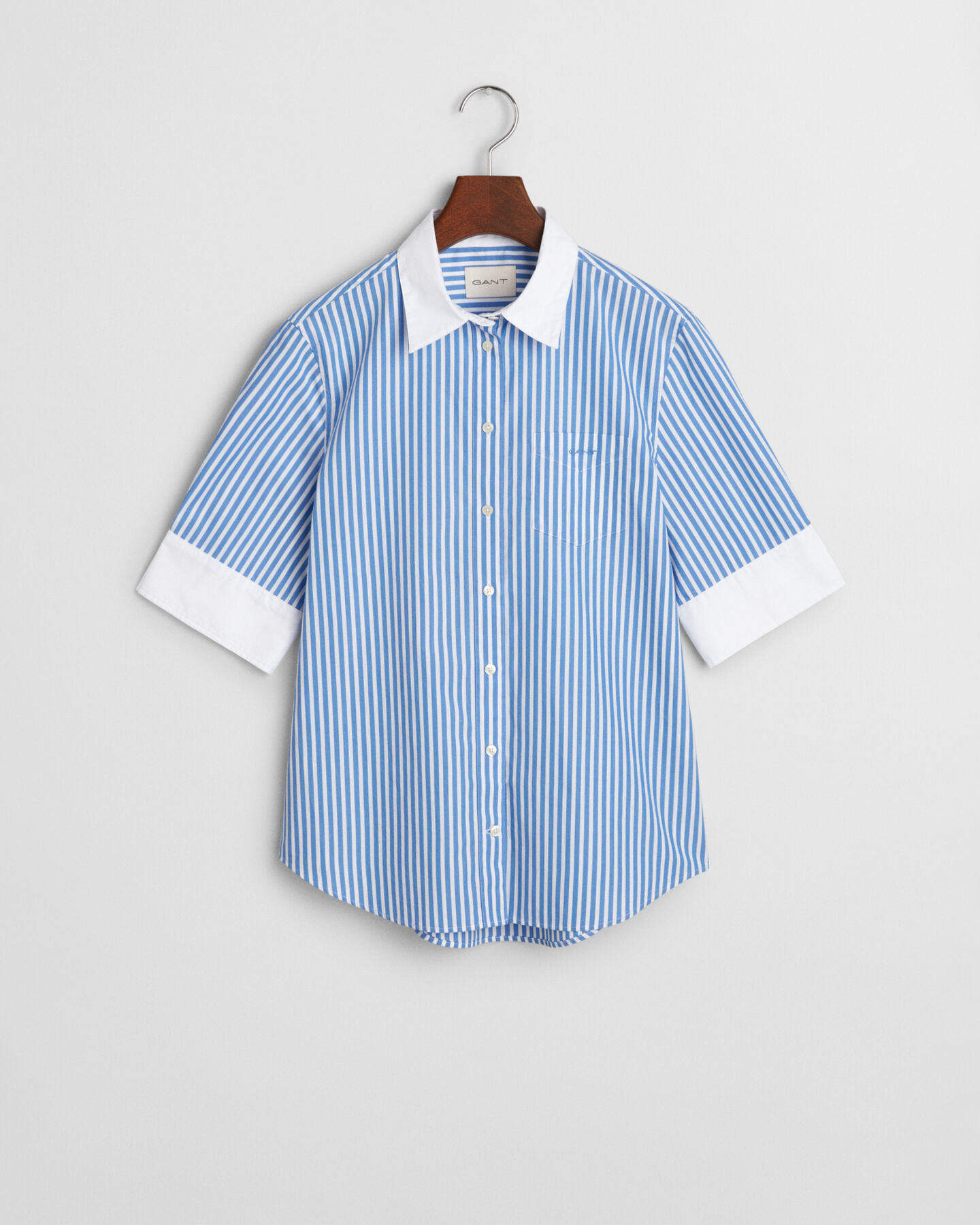 Camicia a righe a contrasto regular fit