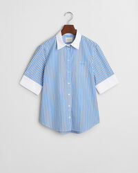 Camicia a righe a contrasto regular fit