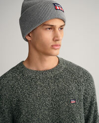 Maglia girocollo in cotone ritorto