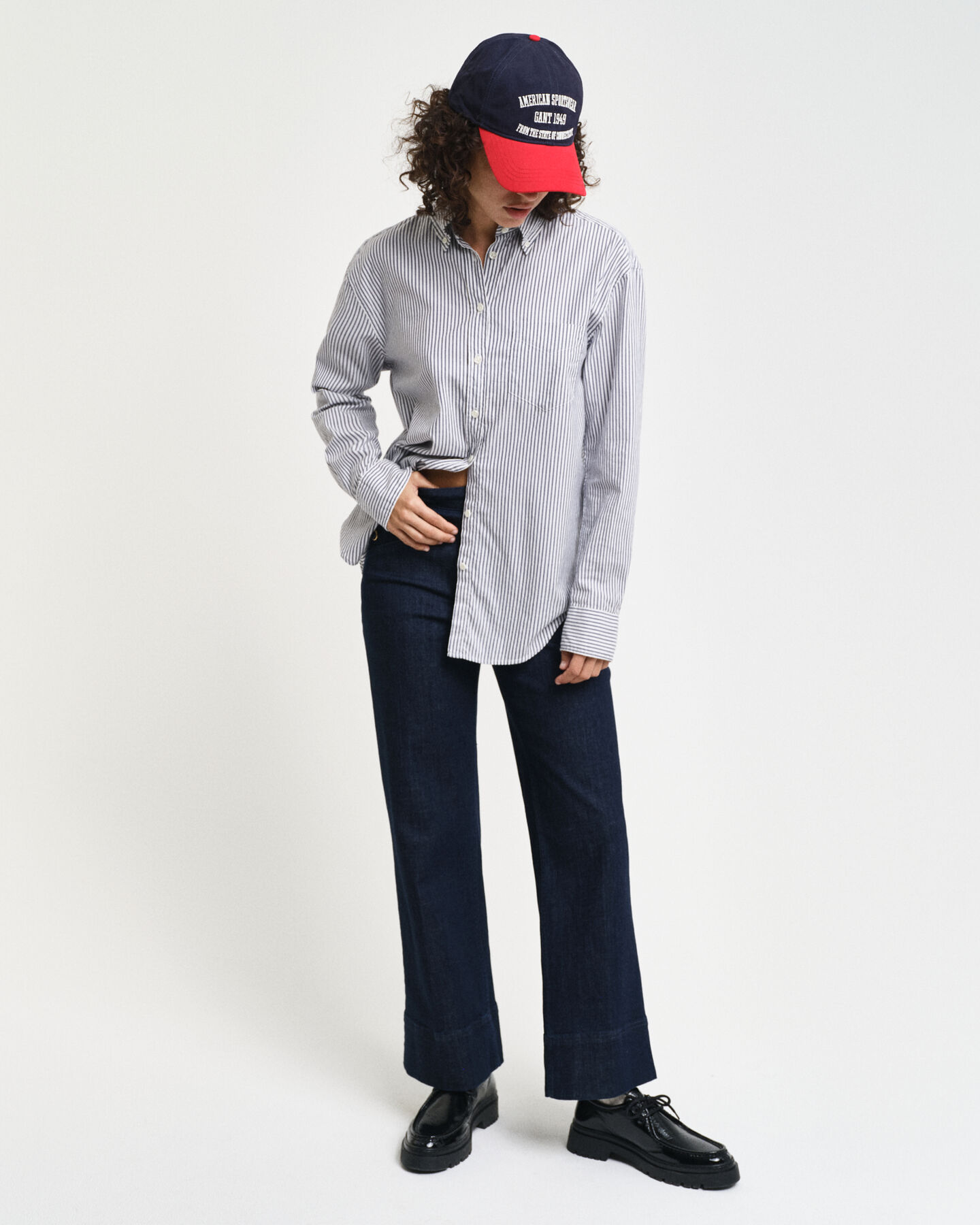 Camicia Luxury Oxford a righe relaxed fit