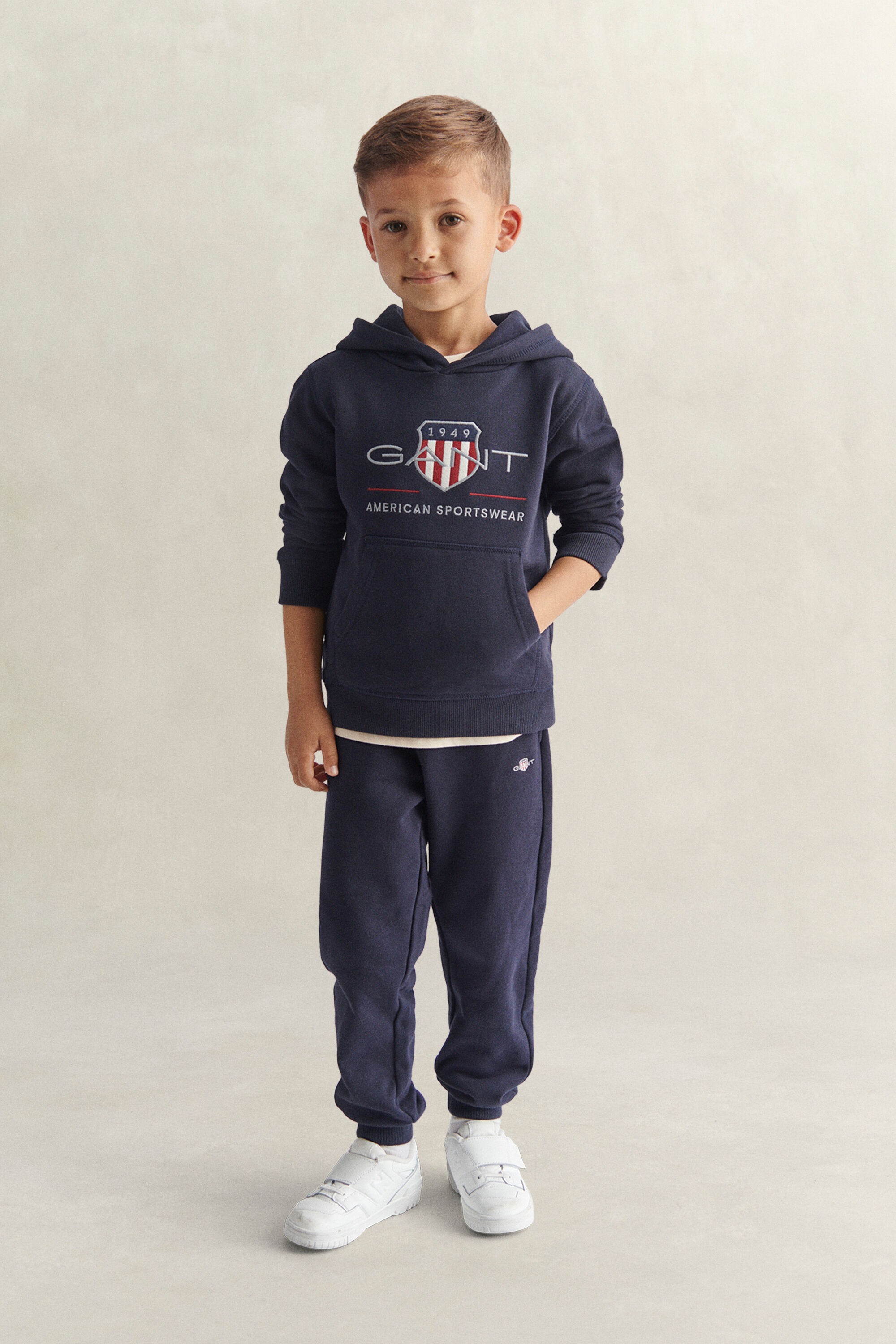 Felpa con cappuccio Archive Shield Kids