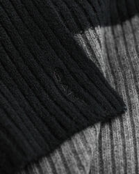 Sciarpa in maglia a righe