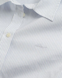 Camicia in popeline a righe slim fit